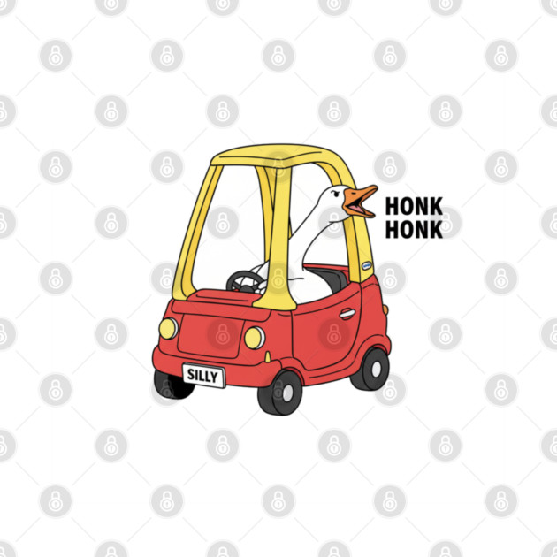 Funny Goose Honk Honk Car Meme Gift Animal Joke  Funny Goose, Honk Honk, Meme Gift by OUTFITPAW