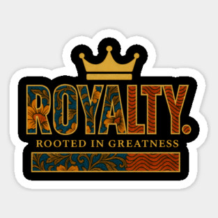 Royalty African Heritage Sticker