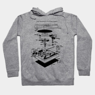 Turntable Anatomy Hoodie