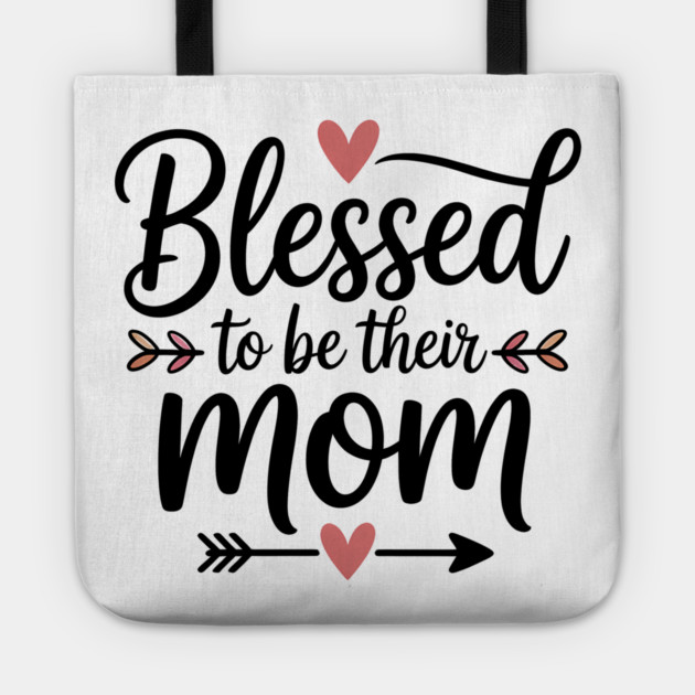 Blessed To Be Their Mom Family Gift Tote by Emmanuel's Store 4