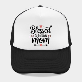 Blessed To Be Their Mom Family Gift Hat
