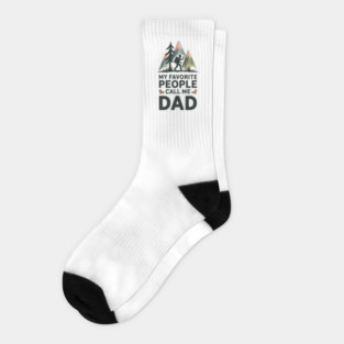 My Favorite People Call Me Dad Family Gift Socks
