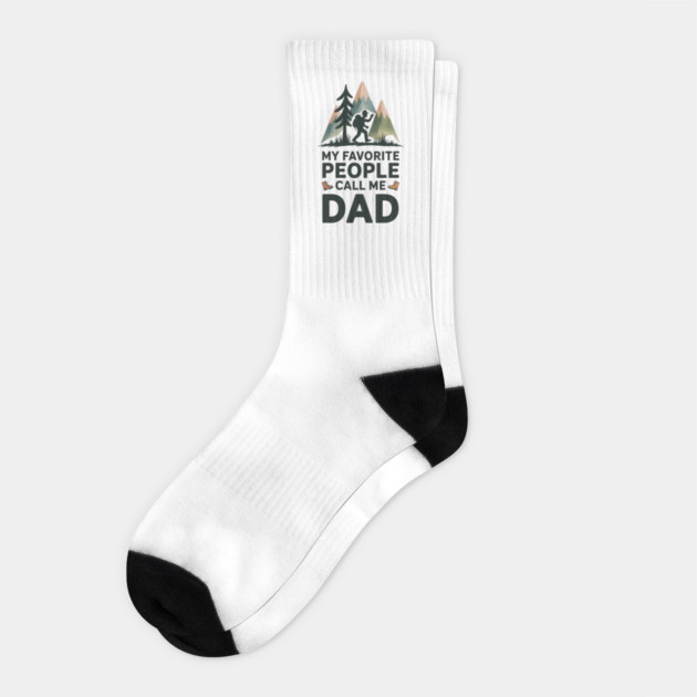 My Favorite People Call Me Dad Family Gift Socks by Emmanuel's Store 4