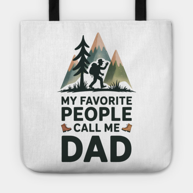 My Favorite People Call Me Dad Family Gift Tote by Emmanuel's Store 4