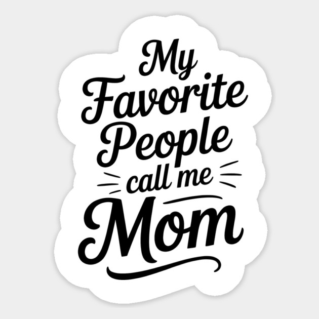 My Favorite People Call Me Mom Family Gift Magnet by Emmanuel's Store 4