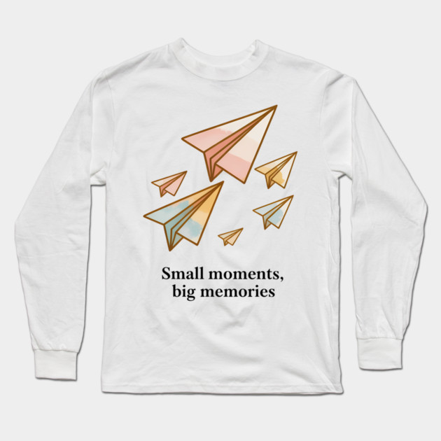 Small Moments Big Memories Family Gift Long Sleeve T-Shirt by Emmanuel's Store 4