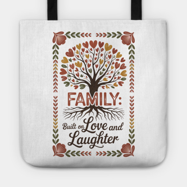 Built On Love & Laughter Family Gift Tote by Emmanuel's Store 4