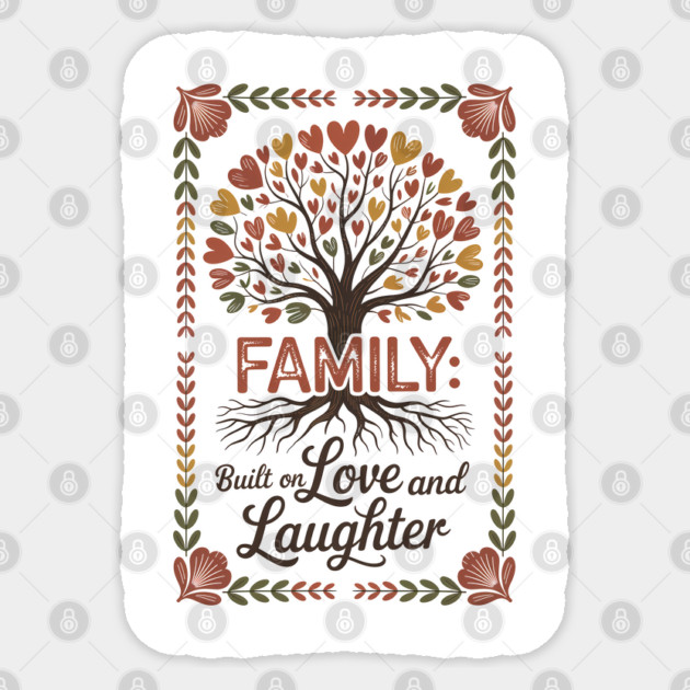 Built On Love & Laughter Family Gift Sticker by Emmanuel's Store 4