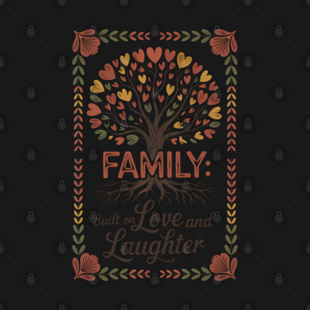 Built On Love & Laughter Family Gift by Emmanuel's Store 4
