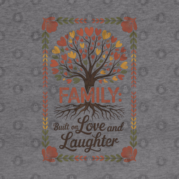 Built On Love & Laughter Family Gift by Emmanuel's Store 4