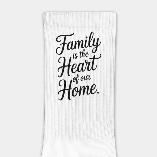 Family Is The Heart Of Our Home Family Gift by Emmanuel's Store 4