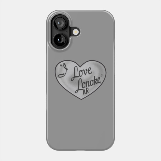 "I Love Lonoke" Phone Case by rt-shirts