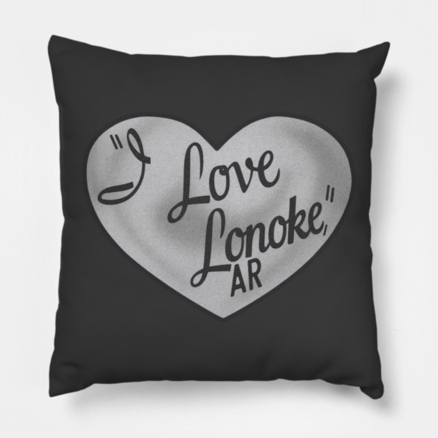 "I Love Lonoke" Pillow by rt-shirts