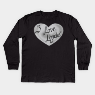 "I Love Lonoke" Kids Long Sleeve T-Shirt