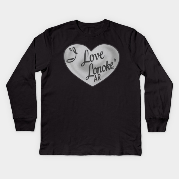 "I Love Lonoke" Kids Long Sleeve T-Shirt by rt-shirts