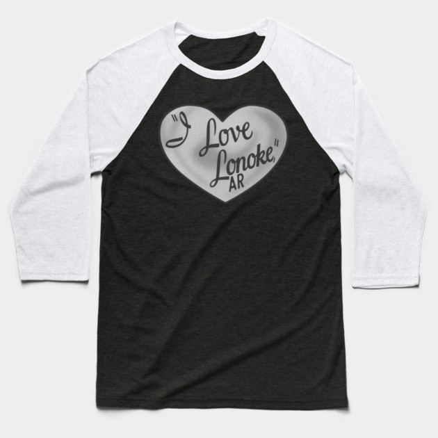 "I Love Lonoke" Baseball T-Shirt by rt-shirts