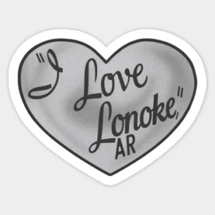 "I Love Lonoke" Sticker