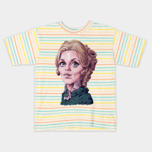 Angelique by Paul Garner - shirt is two-sided - TaC logo on back Kids T-Shirt