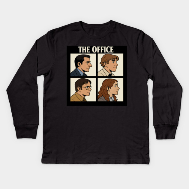 Dunder Days Kids Long Sleeve T-Shirt by Tv Moments