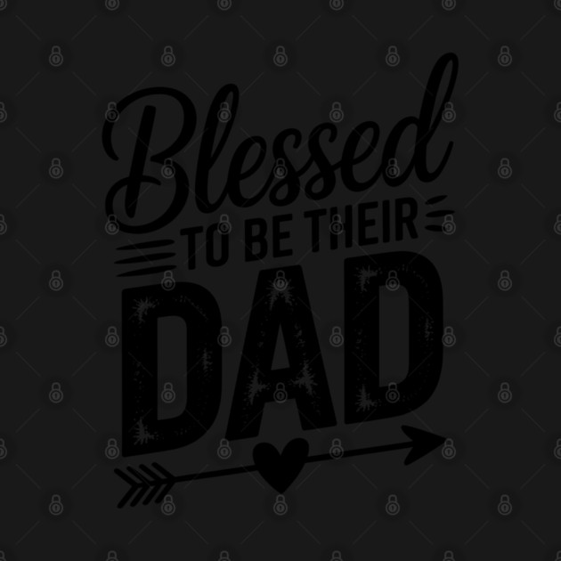 Blessed To Be Their Dad Family Gift by Emmanuel's Store 4