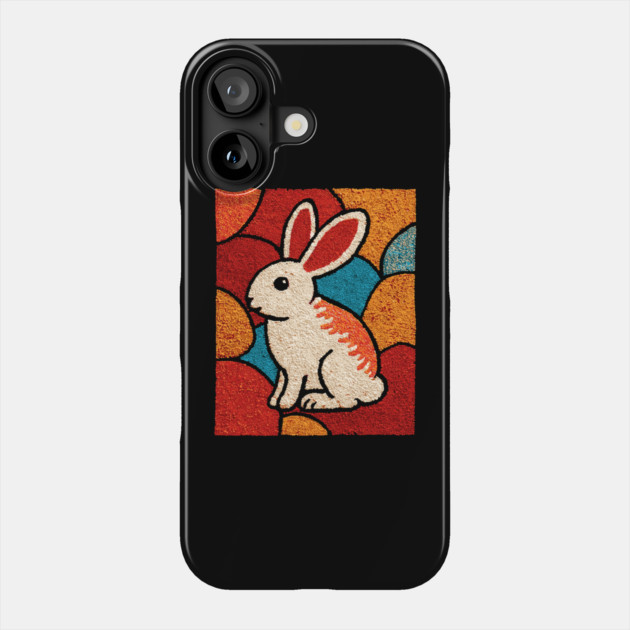 Baby Bunny - Folk Art Nursery Phone Case by TuncGK