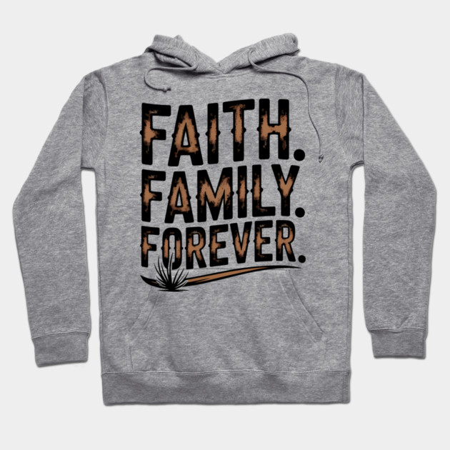Faith. Family. Forever. Family Gift Hoodie by Emmanuel's Store 4