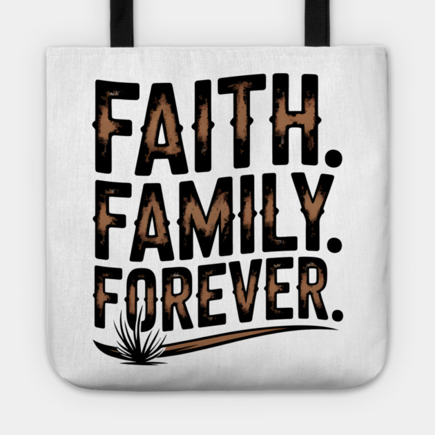 Faith. Family. Forever. Family Gift Tote by Emmanuel's Store 4