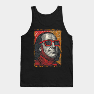 Founding Father Funk - Pop Art Ben Franklin Tank Top