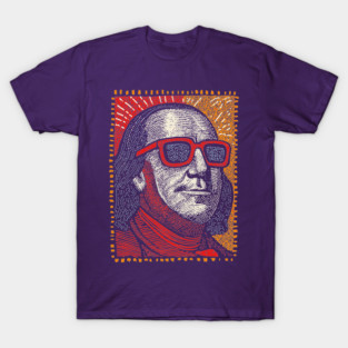 Founding Father Funk - Pop Art Ben Franklin T-Shirt