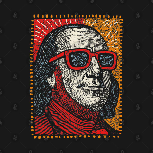 Founding Father Funk - Pop Art Ben Franklin by TuncGK