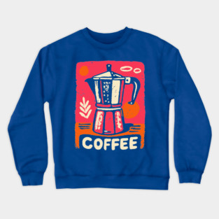 Moka Pot Pop Art Crewneck Sweatshirt