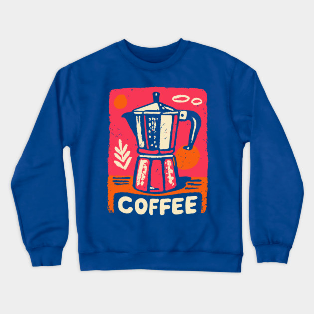Moka Pot Pop Art Crewneck Sweatshirt by TuncGK