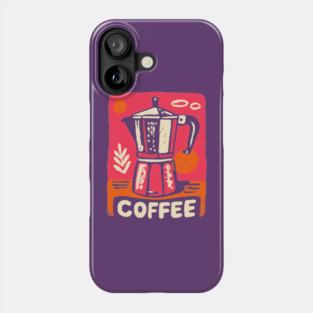 Moka Pot Pop Art Phone Case