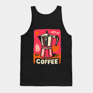 Moka Pot Pop Art Tank Top