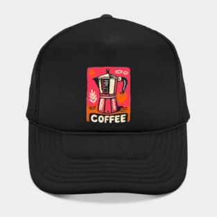 Moka Pot Pop Art Hat