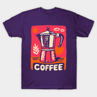 Moka Pot Pop Art T-Shirt