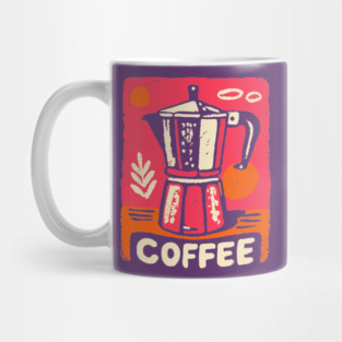 Moka Pot Pop Art Mug