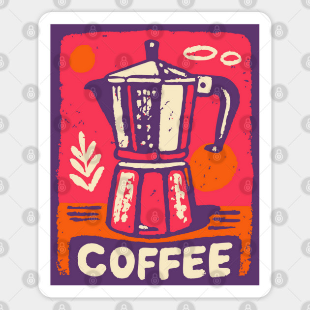 Moka Pot Pop Art Sticker by TuncGK