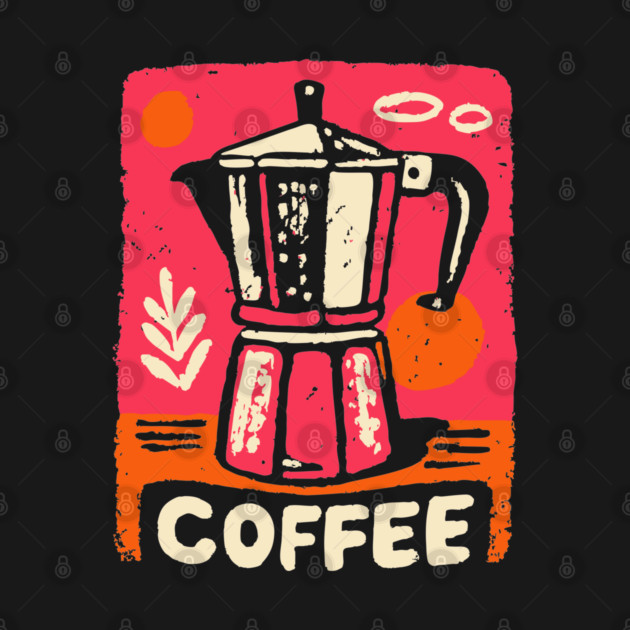 Moka Pot Pop Art by TuncGK