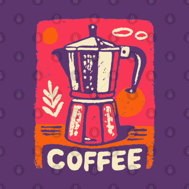 Moka Pot Pop Art by TuncGK