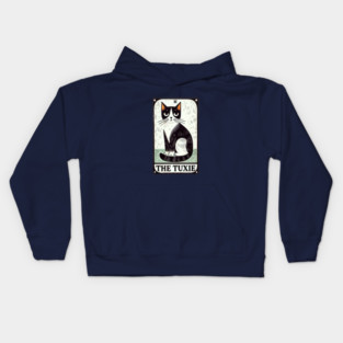 Tuxedo Cat Kids Hoodie