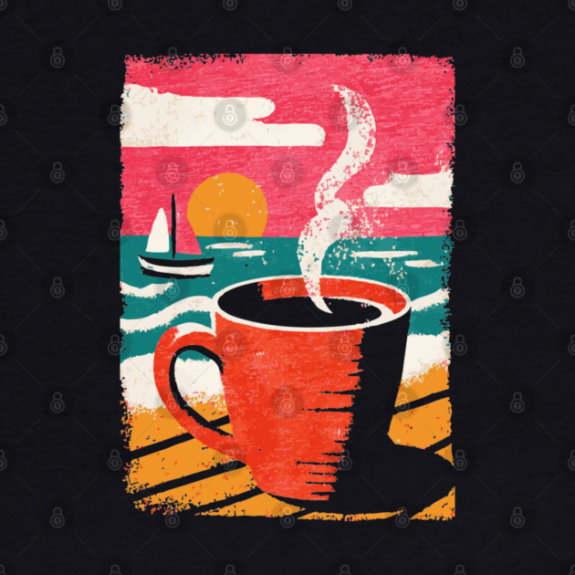 Sunrise Brew - Coffee by the Sea by TuncGK
