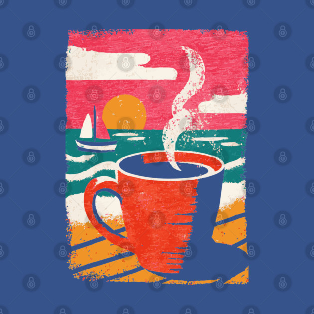 Sunrise Brew - Coffee by the Sea by TuncGK