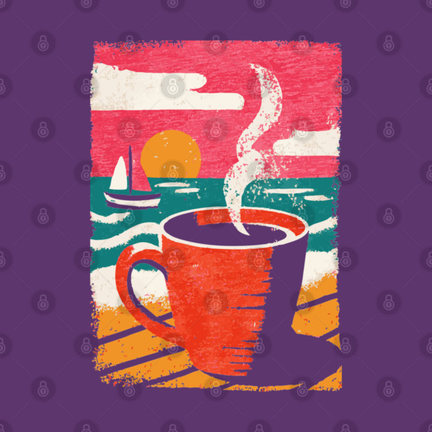 Sunrise Brew - Coffee by the Sea by TuncGK