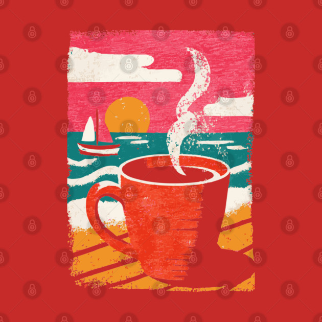 Sunrise Brew - Coffee by the Sea by TuncGK