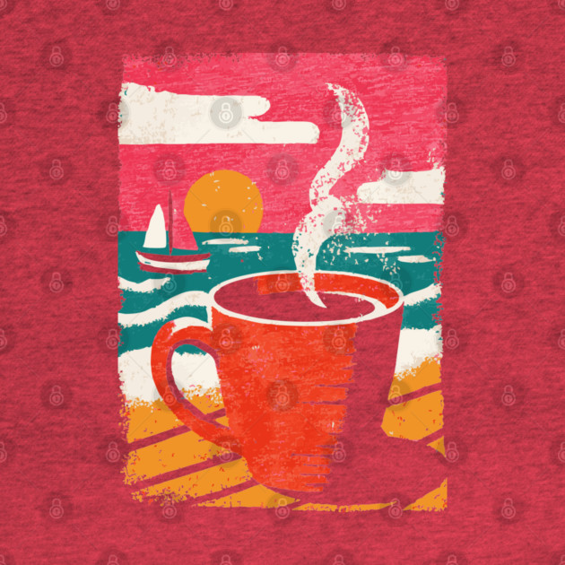 Sunrise Brew - Coffee by the Sea by TuncGK