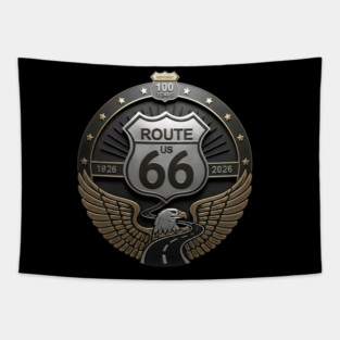 HISTORIC 100 YEARS OF ROUTE 66 SPECIAL EDITION Tapestry