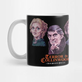 Trio of Terror - Barnabas, Angelique, Quentin by Paul Garner - TaC Logo on Front Mug