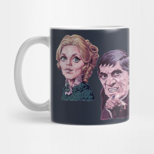 Trio of Terror - Barnabas, Angelique, Quentin by Paul Garner - 2-sided - TaC Logo on Back Mug