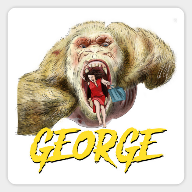 Rampage: George Eats the Villain Magnet by 51Deesigns